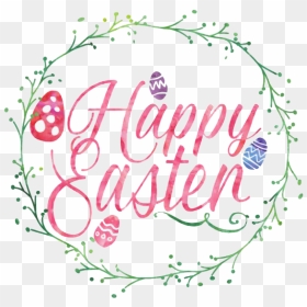 Happy Easter Text Png File - Illustration, Transparent Png - easter png