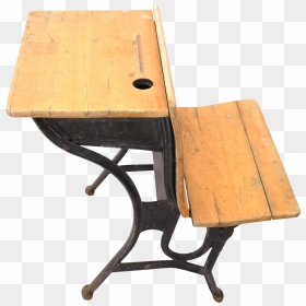 School Desk Png - Clipart Old School Desk, Transparent Png - desk png