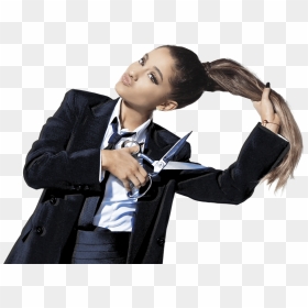 Ariana Grande Hair Clip Arts - Ariana Grande Cut Off Hair, HD Png Download - ariana grande png