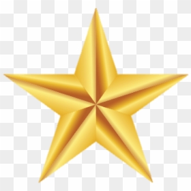 Dark Gold Star Png , Png Download - Gold Star Clipart No Background, Transparent Png - gold star png