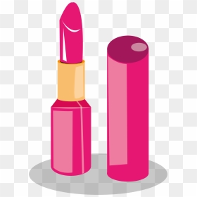 Pink Lipstick Cartoon Clipart , Png Download - Pink Lipstick Clipart, Transparent Png - lipstick png