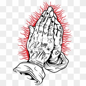 T-shirt Tattoo , Png Download - Png Clipart God Praying Hand, Transparent Png - praying hands png