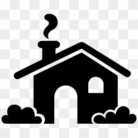 House Icon Silhouette Clip Arts - House Silhouette Png, Transparent Png - house icon png