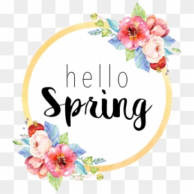 Transparent Hello Spring Png - Hello Spring Free Printable, Png Download - spring png
