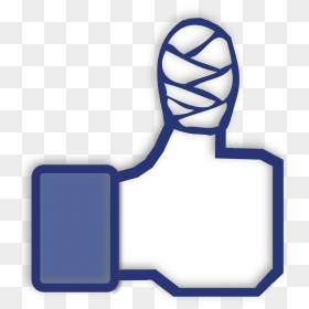 No Facebook Page - Broken Thumbs Up, HD Png Download - thumbs up emoji png