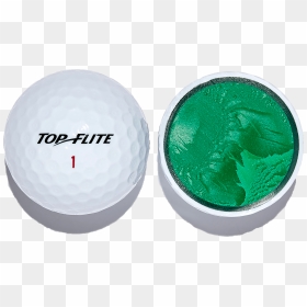 Topflite Gamerurethane - Top Flight Golf Ball Inside, HD Png Download - golf ball png
