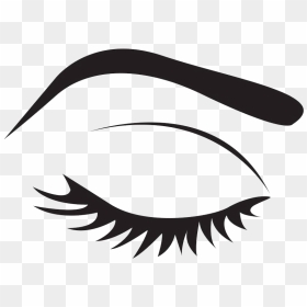 Closed Eyelashes Png, Transparent Png - eyelashes png