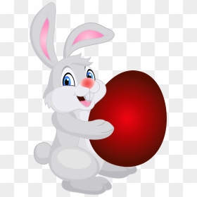 Easter Bunny Png - Easter Bunny With Eggs, Transparent Png - bunny png