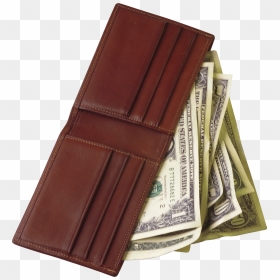 Best Free Money Png Icon - Brown Wallet With Money, Transparent Png - money icon png