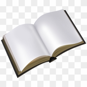 Blank Book Png - Transparent Background Open Book Png, Png Download - blank png