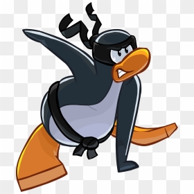 Ninja Clipart Penguin - Penguin Ninja Club Penguin, HD Png Download - ninja png