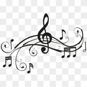Music Notes Png Image - Music Clipart Black And White, Transparent Png - musical notes png