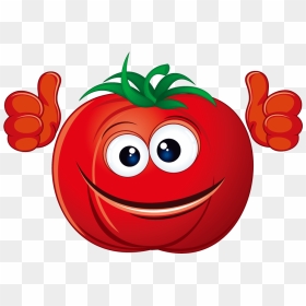 Smiley Cartoon Red Tomatoes Png Download - Minichefs Club, Transparent Png - tomato png