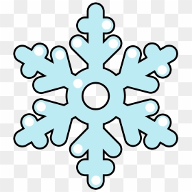 Snowflake Clipart Cute Image Library Snowflake - Cute Snowflake Clipart, HD Png Download - cute png