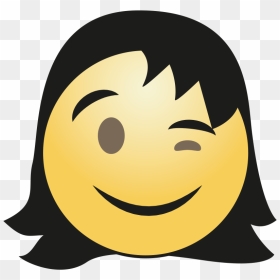 Hair Girl Emoji Png Hd - Portable Network Graphics, Transparent Png - ok emoji png