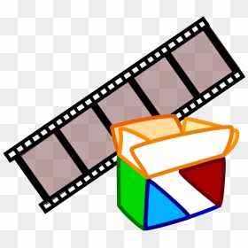 Video Clip Clipart, HD Png Download - film strip png
