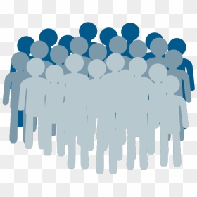 Crowd Svg Clip Arts - Crowd Of Stick Figures, HD Png Download - crowd png