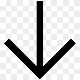 Down Arrow Icon - Flèche Vers Le Bas Png, Transparent Png - vhv