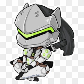 Overwatch Genji Clipart - Genji Chibi Png, Transparent Png - genji png