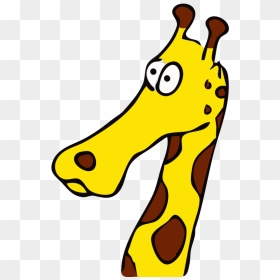 Cartoon Giraffe Png Icons - Giraffe Black And White Drawing, Transparent Png - giraffe png