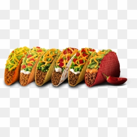 Taco Bell Tacos, HD Png Download - tacos png