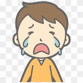Kid In Tears Clipart - Boy Crying Clipart Png, Transparent Png - tears png