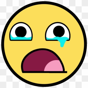 Transparent Scared Emoji Png - Cartoon Sad Face Png, Png Download - epic face png