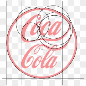 Coca-cola Company Logo Redesign - Coca Cola Logo Grid, HD Png Download - coca cola logo png