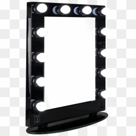 Zanobi Vanity Mirror With Led Lights By Hiker - Mirror, HD Png Download - mirror png