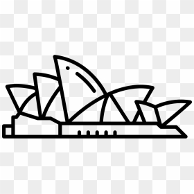 Sydney Opera House Clipart Png - Sydney Opera House Outline, Transparent Png - house icon png