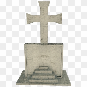 Cemetery Cross Png, Transparent Png - tombstone png