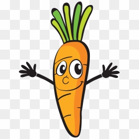 Carrot Cartoon Royalty-free Clip Art - Cartoon Carrots Drawing, HD Png Download - carrot png