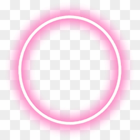 Transparent Neon Circle Transparent & Png Clipart Free - Red Circle Neon Png, Png Download - glowing eyes png