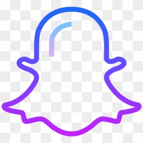 Free Png Download Logo De Snapchat Png Images Background - Purple And Blue Snapchat Logo, Transparent Png - snapchat logo png transparent background