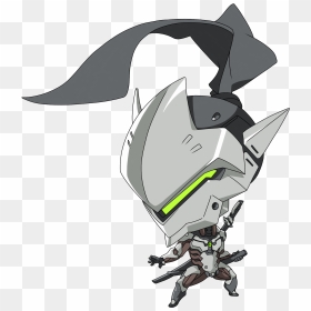 Genji Spray Png - Overwatch Genji Cute Spray, Transparent Png - genji png