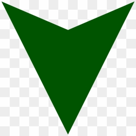 Dark Green Down Arrow - Dark Green Arrow Png, Transparent Png - arrow icon png