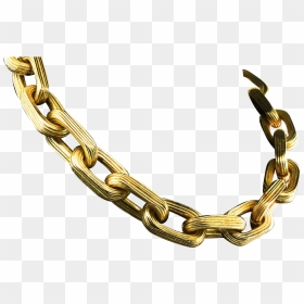 Gold Chain Clip Arts - Cable Link Gold Chain, HD Png Download - chains png