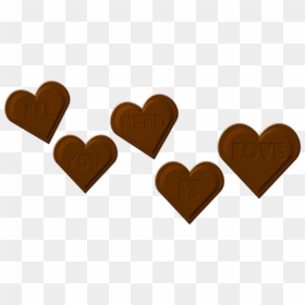 Chocolate Heart Png, Transparent Png - chocolate png