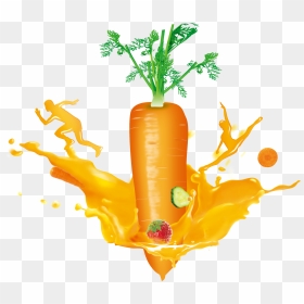 Carrots Png Stem - Transparent Background Carrot Juice Png, Png Download - carrot png