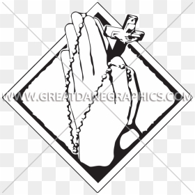 Praying Hands - Illustration, HD Png Download - praying hands png