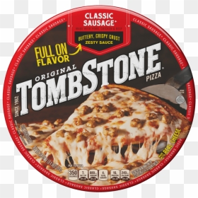 Tombstone Original Classic Sausage Frozen Pizza - Tombstone Cheese Pizza, HD Png Download - tombstone png