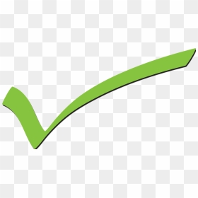 Check Mark Cut Out, HD Png Download - green check mark png