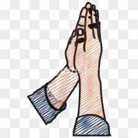 Cartoon Praying Hands Hatenylo Com Icons Canva - Rezar Png, Transparent Png - praying hands png