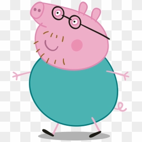 Daddy Pig - Peppa Pig Papa, HD Png Download - peppa pig png