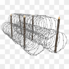 Drawing, HD Png Download - barbed wire png