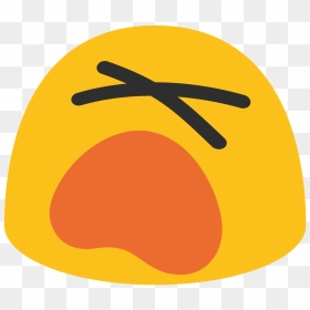 Transparent Just A Note Clipart - Transparent Blob Emoji, HD Png Download - surprised emoji png