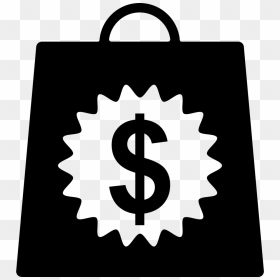 Transparent Money Sign Png - Shopping Bag Money Icon, Png Download - money sign png