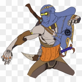 Genji Bedouin Fanart , Hd Wallpaper & Backgrounds - Bedouin Genji, HD Png Download - genji png