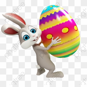 Easter Egg Clipart Bunny - Easter Bunny Png, Transparent Png - easter bunny png