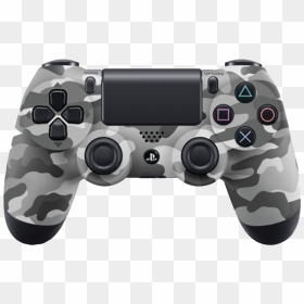 Ps4 Controller Army Soldier Console Png - Grey Camo Ps4 Controller, Transparent Png - ps4 png